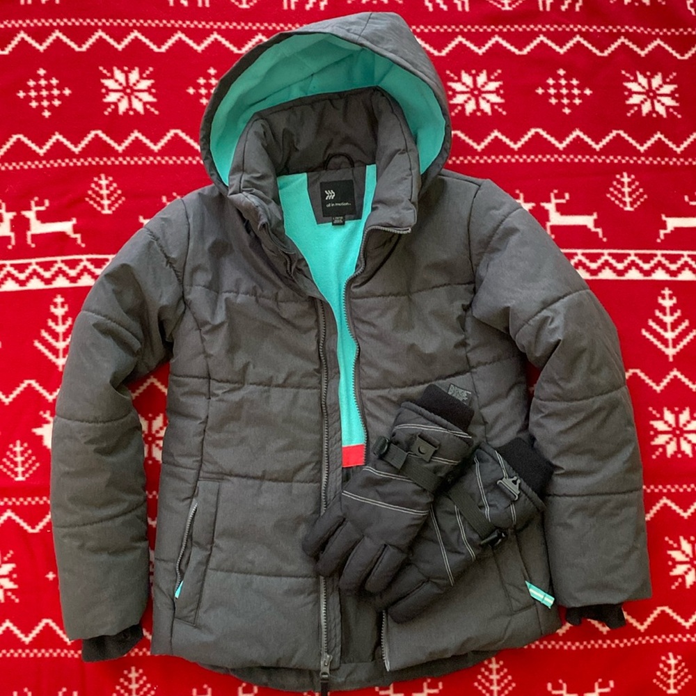 All In Motion Winter Jacket & Gloves
